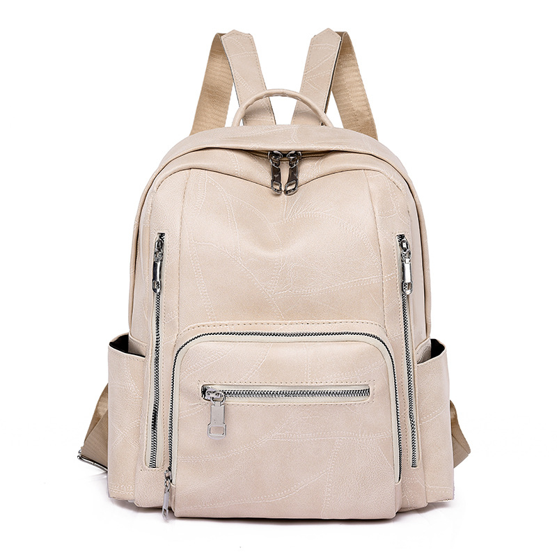 Leather Work Womens Backpack - Zaino da Donna in Pelle PU
