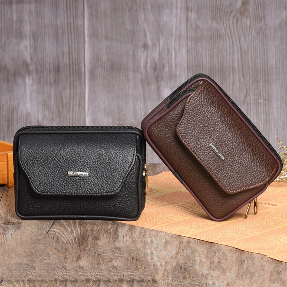 Leatherwork Fasteners - Marsupio Casual in Pelle PU per