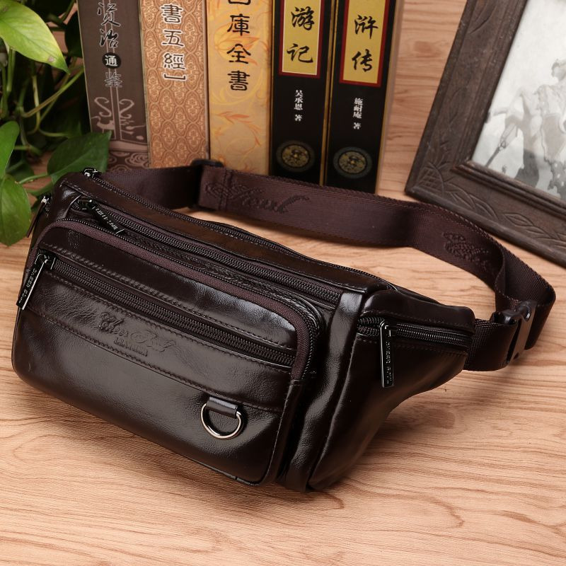 Leatherwork Fasteners - Borse da uomo in vita marsupio
