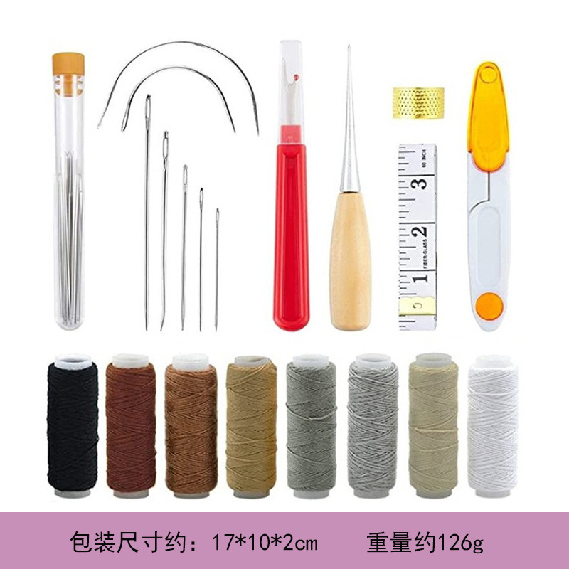Leatherwork Hand Sewing Needles - Kit da lavoro in pelle con
