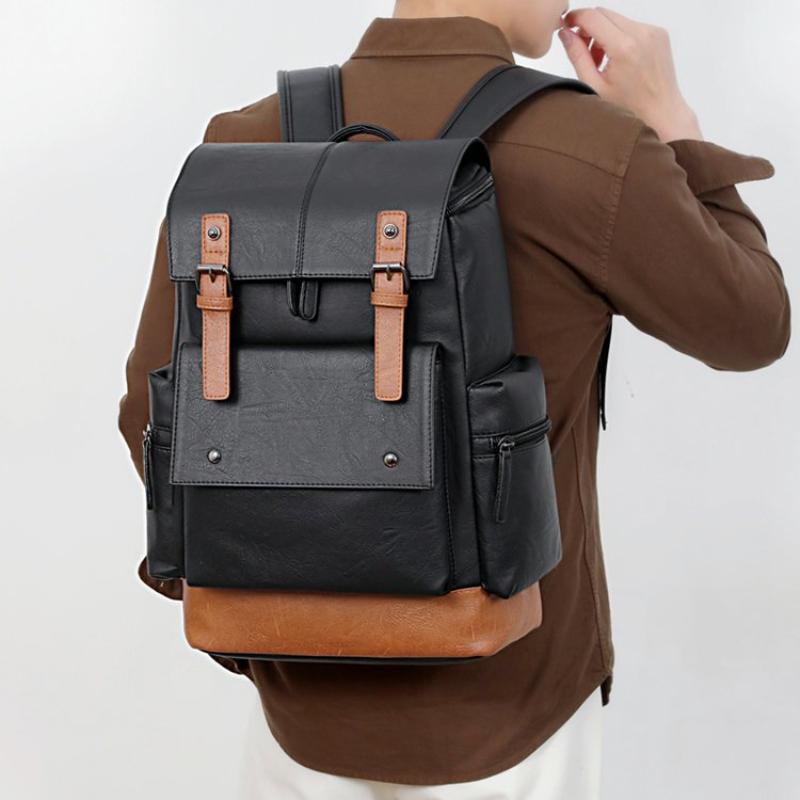 Leatherwork Bag - Nuovo Zaino Vintage in Pelle da