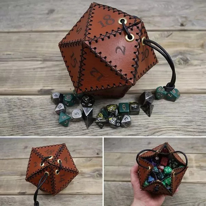 Leatherwork Ideas - Nuova borsa per dadi in pelle