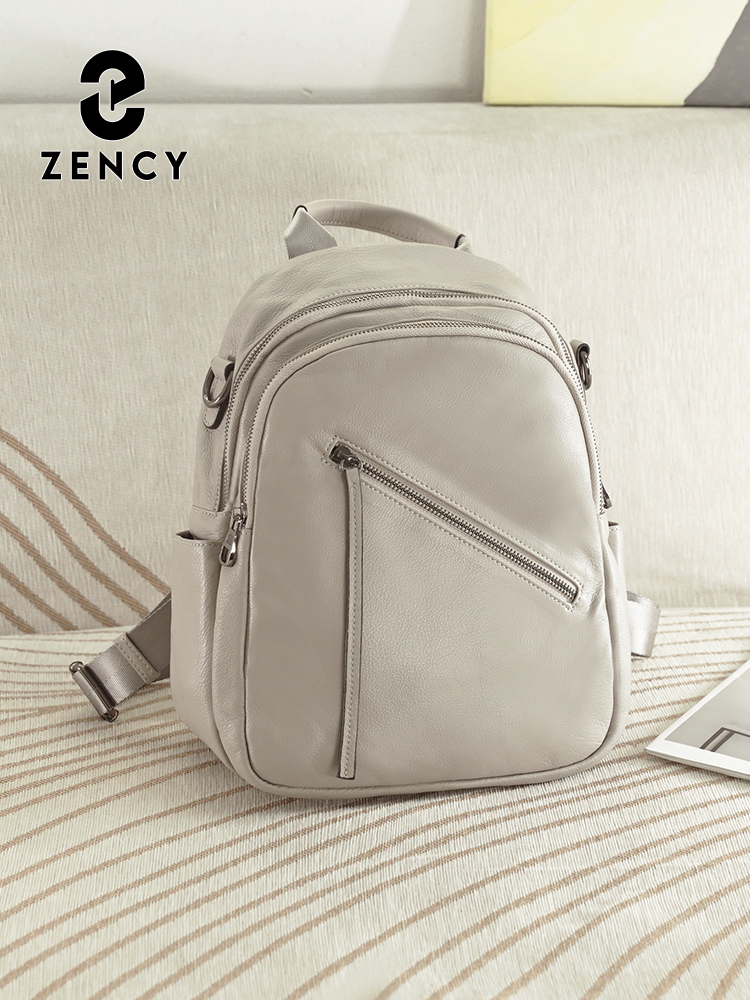 Leather Work Womens Backpack - Zency Zaino da donna in vera