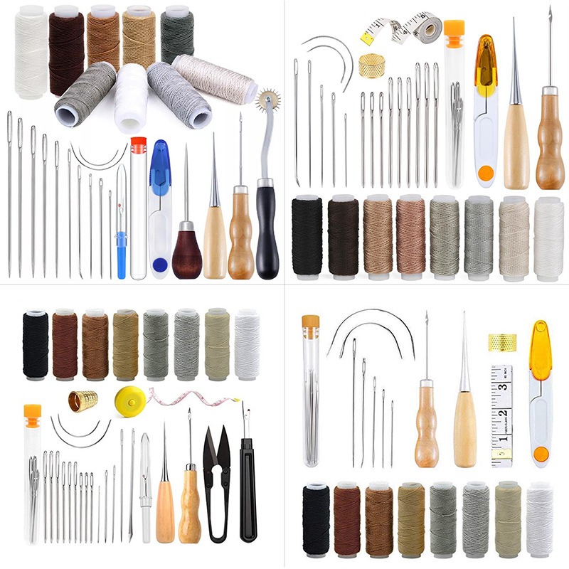 Leatherwork Hand Sewing Needles - Kit di strumenti per la lavorazione