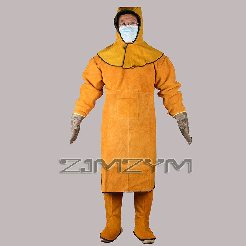 Leather Work Overalls - 1 set di abbigliamento per saldatura