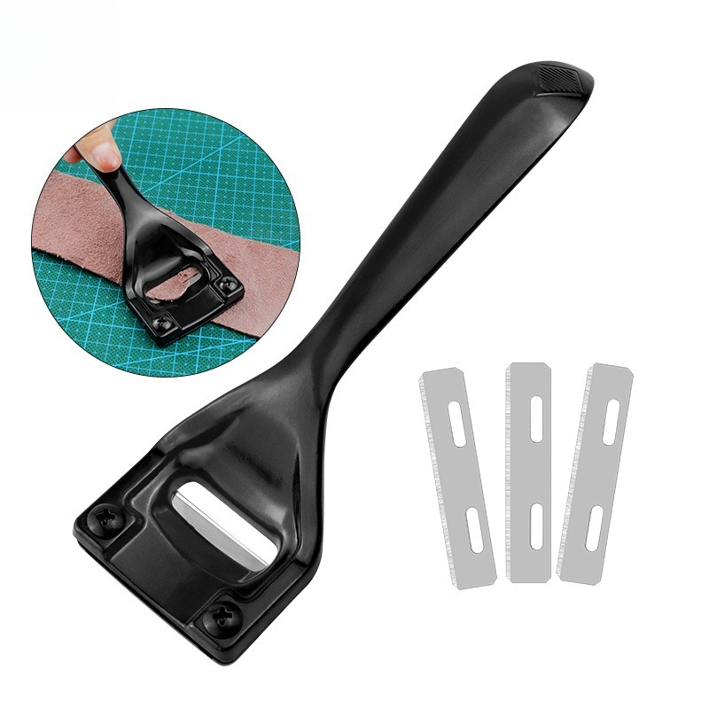 Leatherwork Edge Beveler - Utensile Professionale per Assottigliare e Smussare