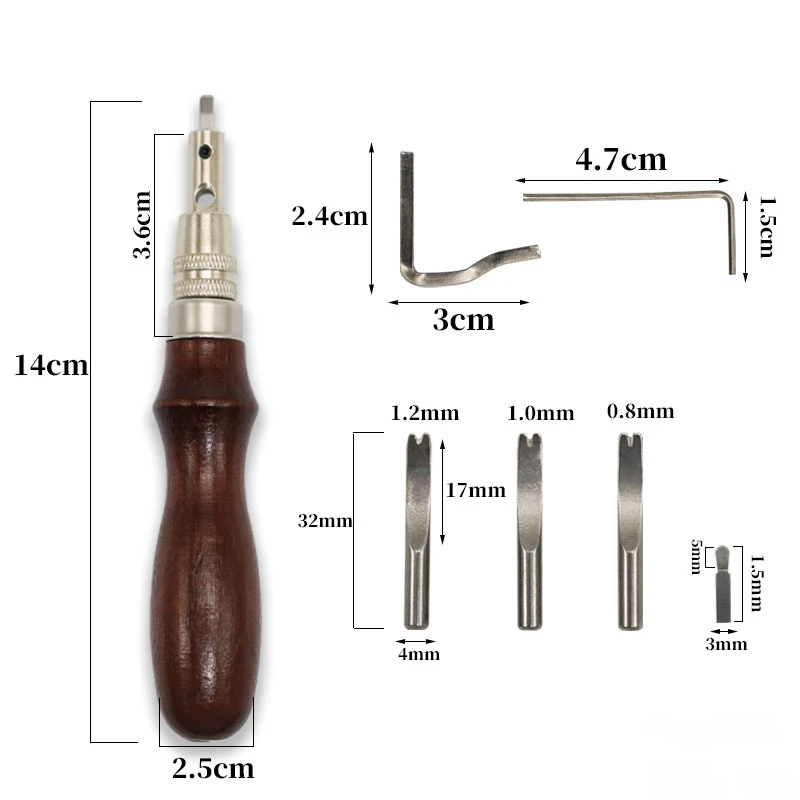 Utensile Multifunzionale 7-in- - Leatherwork Edge Beveler recensione e prezzo