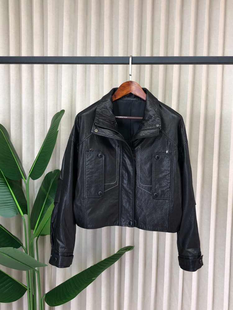 Giacca Corta da Donna in Vera  - Leather Work Jacket Women'S recensione e prezzo