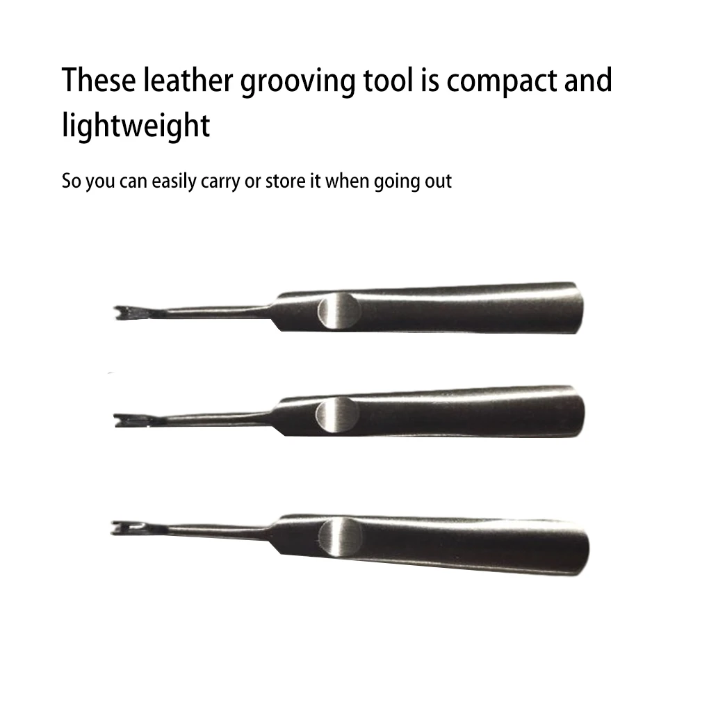 Kit di 3 attrezzi per scanalat - Leatherwork Edge Beveler recensione e prezzo