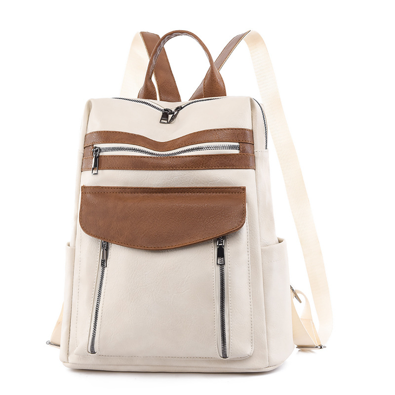 Zaino in PU per laptop in pell - Leather Work Womens Backpack recensione e prezzo