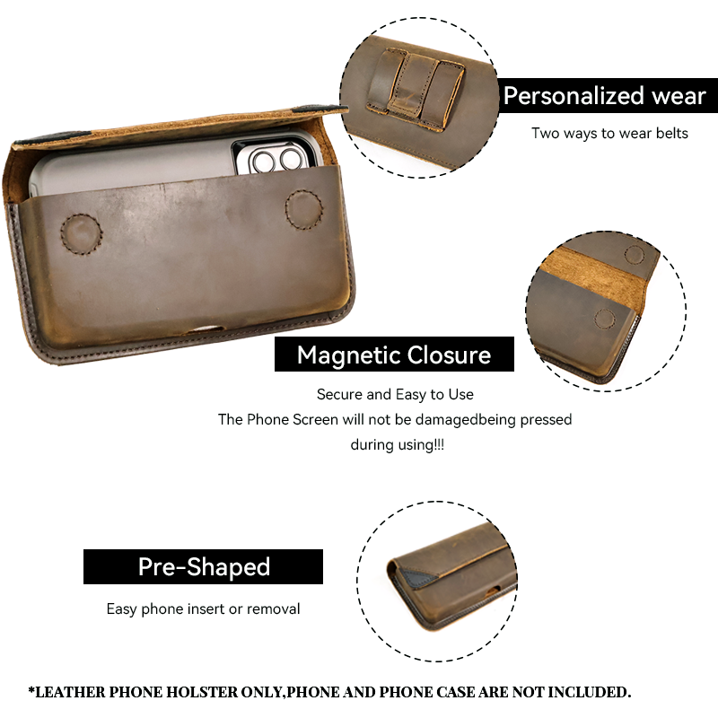 Marsupio da uomo in vera pelle - Leatherwork Fasteners recensione e prezzo