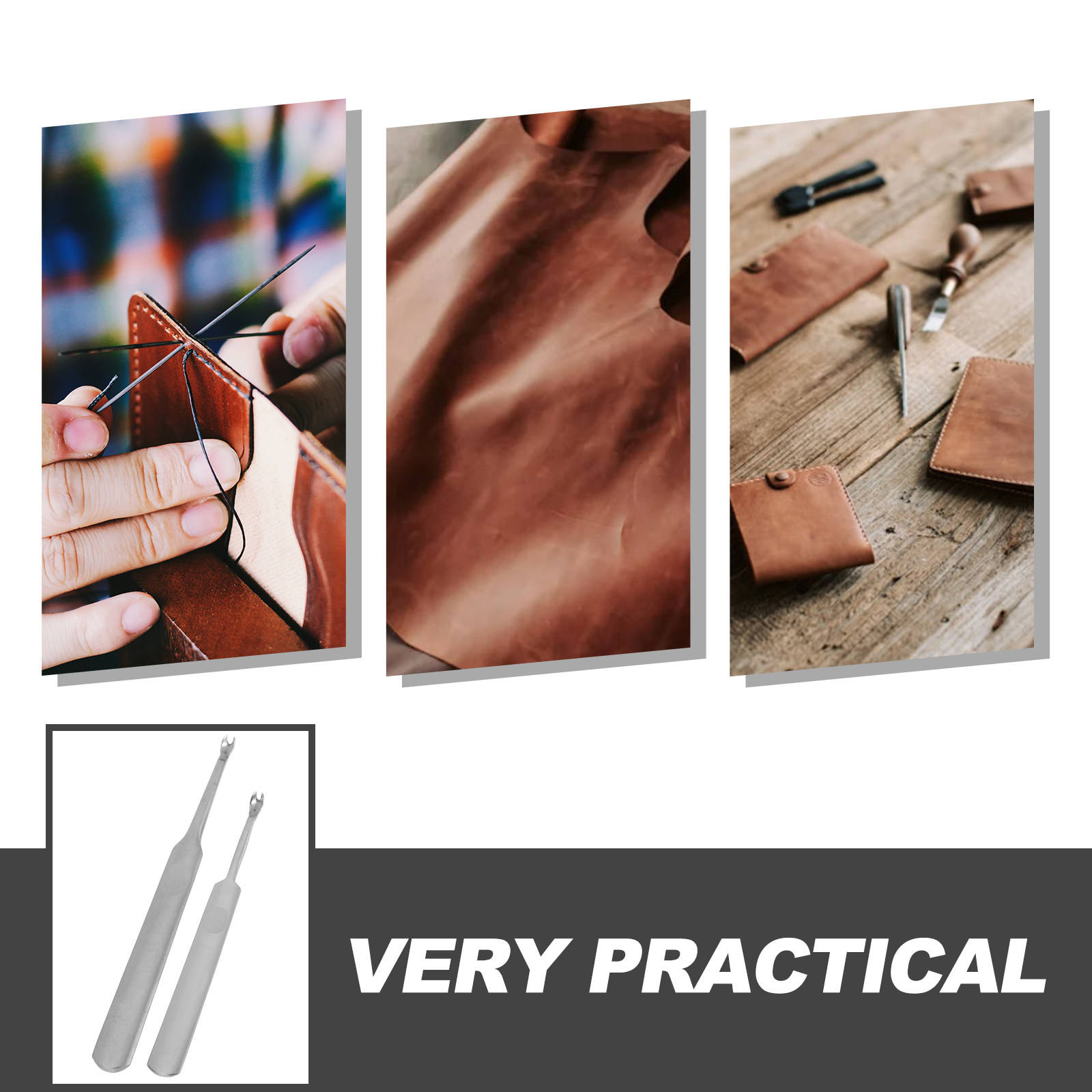 Set di 2 Utensili per Scanalat - Leatherwork Edge Beveler recensione e prezzo
