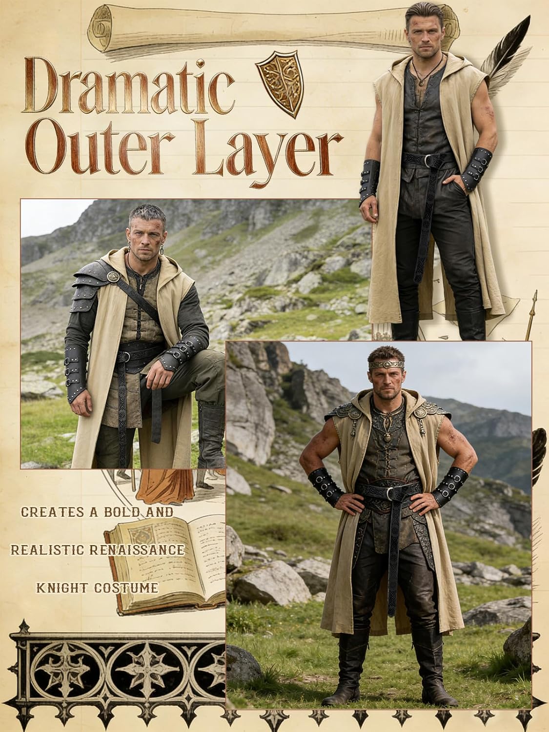 Set Costume Rinascimentale da  - Leatherwork Fasteners recensione e prezzo