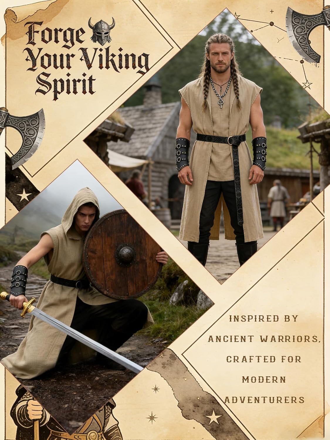 Set Costume Rinascimentale da  - Leatherwork Fasteners recensione e prezzo