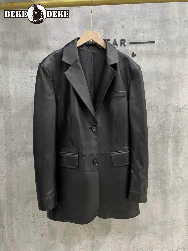Giacca Blazer da Donna in Vera - Leather Work Jacket Women'S recensione e prezzo