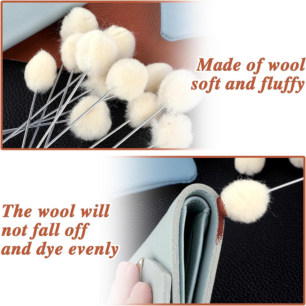 10/30 pezzi palline di lana in - Leather Dye Finish recensione e prezzo