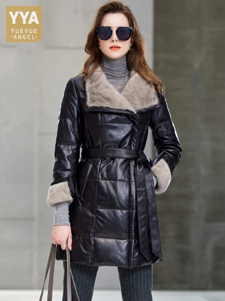 Elegante piumino da donna in p - Leather Work Jacket Women'S recensione e prezzo