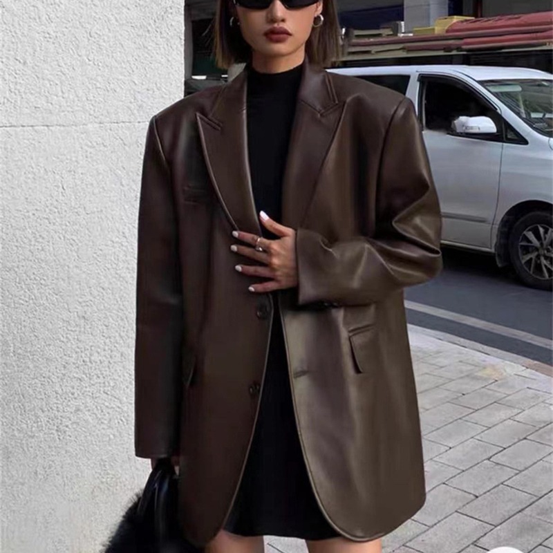 Giacca blazer da lavoro in pel - Leather Work Jacket Women'S recensione e prezzo