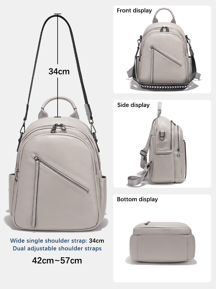 Zency Zaino da donna in vera p - Leather Work Womens Backpack recensione e prezzo