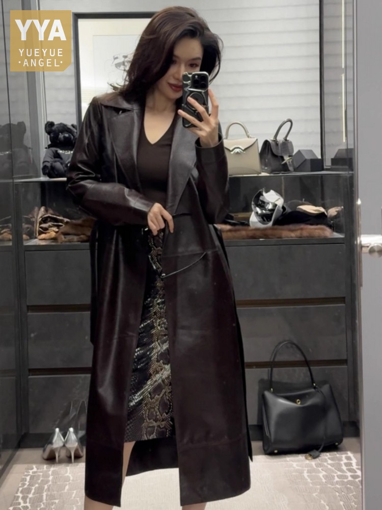 Trench da donna lungo da lavor - Leather Work Jacket Women'S recensione e prezzo