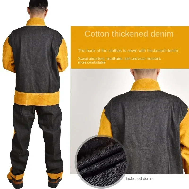 Abbigliamento di sicurezza sul - Leather Work Overalls recensione e prezzo