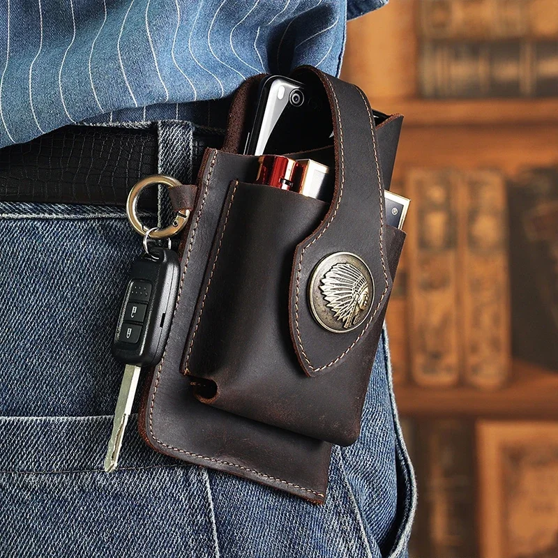 Marsupio da uomo in vera pelle - Leatherwork Fasteners recensione e prezzo